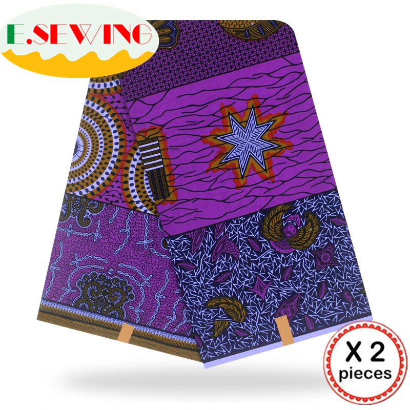 Анкара африканская восковая печатная ткань 12 ярдов Хлопок Воск Гана воск нигерийский стиль для шитья африканские платья одежда 111839