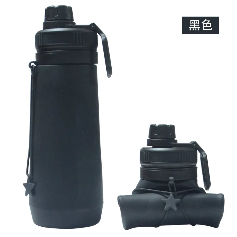 

New Products Outdoor Silicone Bottle Large Capacity 750 Ml Silica Gel Outdoor Portable Foldable Travel Mug