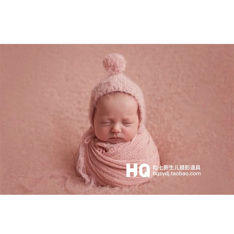 2020 tricoté doux nouveau-né photographie chapeau bébé photoshoot à la main Beanie infantile Photo Bonnet Studio accessoires