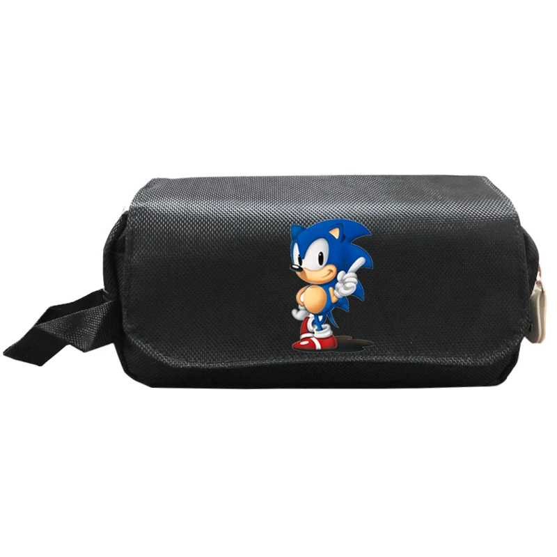 Высококачественный чехол для карандашей Sonic Мультяшные школьные сумки книг