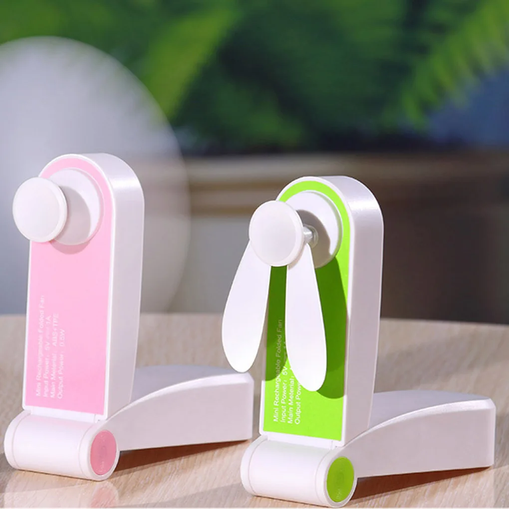 USB складной Ручной Карманный USB вентиляторы Портативный перезаряжаемый портативный мини-вентилятор маленькие домашние электроприборы Настольный вентилятор