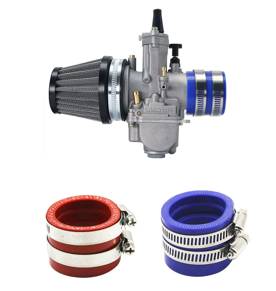 ZS гоночный мотоцикл PWK 21 24 26 28 30 32 34 мм карбюратор+ воздушный фильтр+ воздушного фильтра многочисленные держатель для ATV Скутер