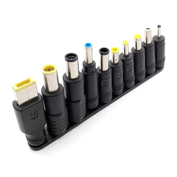 

Dc5521 female to DC male 10 row plug Tips Universal Jack DC 5.5mmx2.1mm Connectors Charger Converter Laptop Adapter