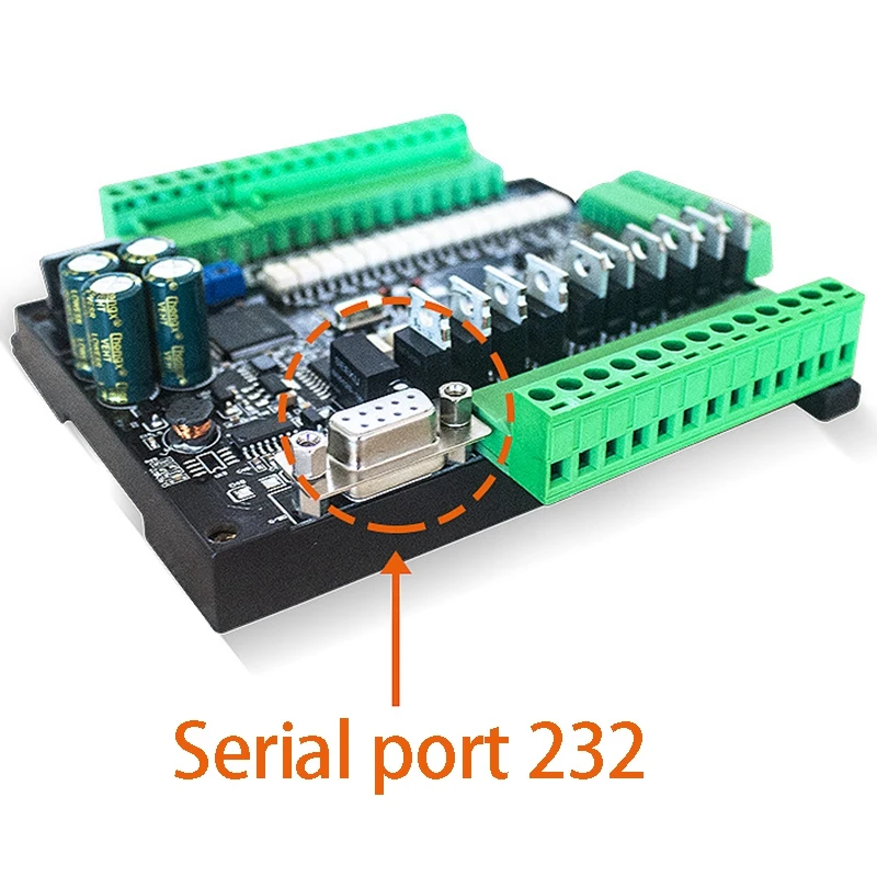 Industrial Control Board FX3U-24MT 14 Input 10 Output 24V 1A PLC Industrial Control Board