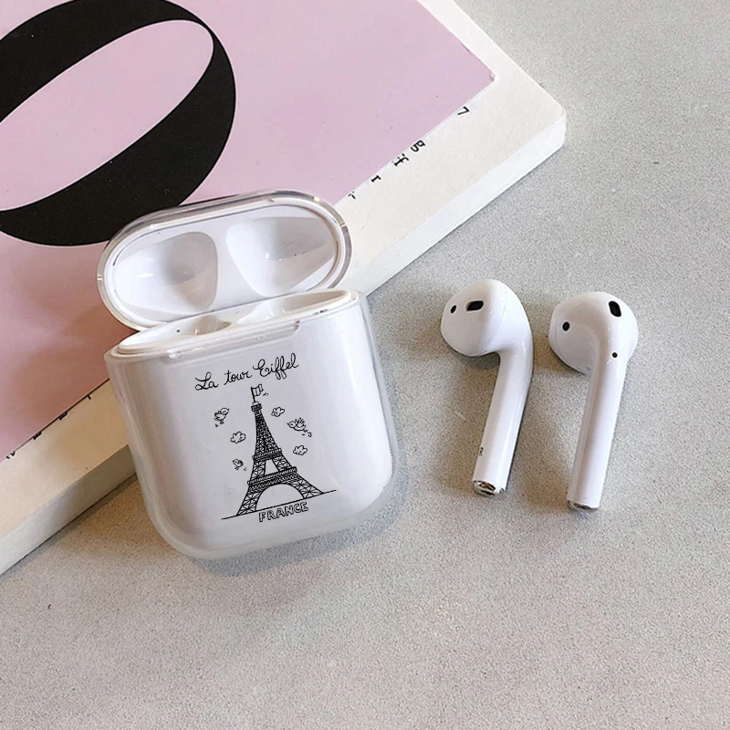 Мультяшный чехол для Apple airpods чехол для путешествий Bluetooth наушники чехол для Airpods 1 2 сумки для зарядки наушники Мягкий силиконовый чехол