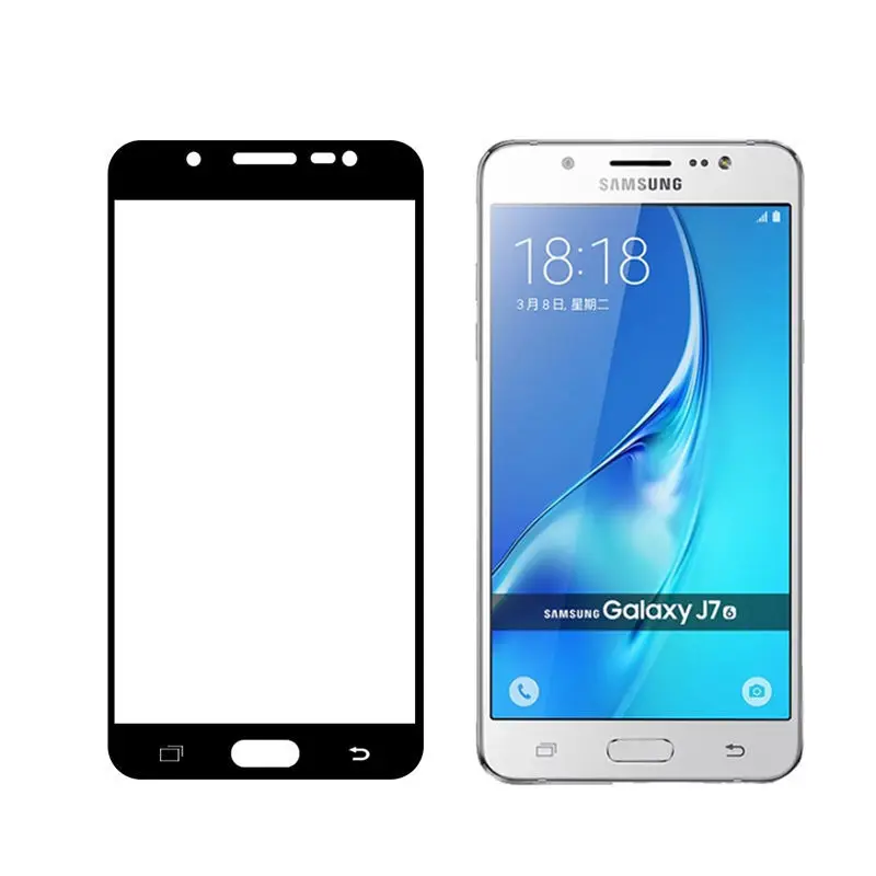 3D Full Glue Tempered Glass For Samsung Galaxy J7 2016 Full Screen