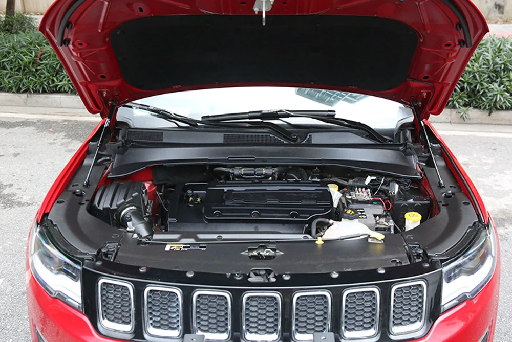 Para jeep compass 2017 2022 capô dianteiro elevador suporte pólos
