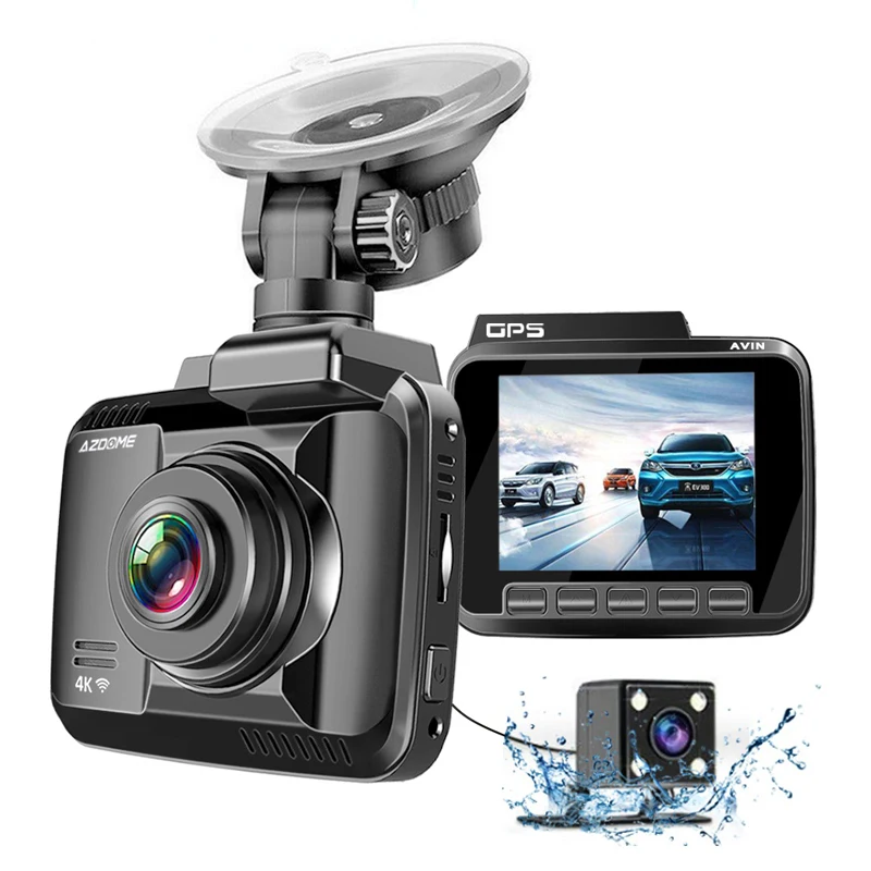 AZDOME GS63H 4K Автомобильный видеорегистратор Встроенный GPS видеорегистратор с координатами скорости WiFi видеорегистратор ночного видения двойн... AZDOME GS63H 4K Автомобильный видеорегистратор Встроенный GPS видеорегистратор с координатами скорости WiFi видеорегистратор ночного видения двойн...