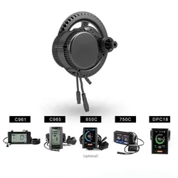 36V 250W Mid Drive Motor Center Crank Electric Bike Kit With C961 C965 Lcd Display