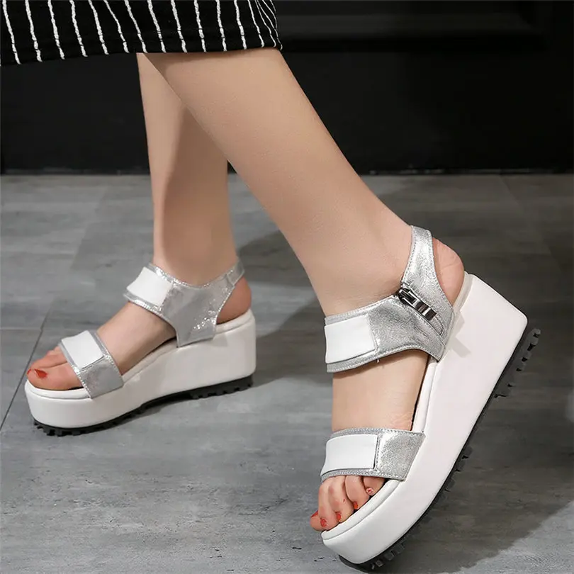 

Fashion Sneakers Women Ankle Cross Strap High Heel Gladiator Sandals Female Open Toe Platform Wedges Pumps Shoes Casual Shoes