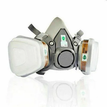 

Safe Dust Filtering Half Face 6200 Spray Half Face Gas Cover Protect-self Brand New Face Protector Cover