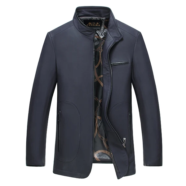 

Genuine Leather Jacket Sheepskin Coat for Men Spring Autumn Jacket Men Streetwear Blazer Coat Plus Size Chaqueta JLK16602 MY1771