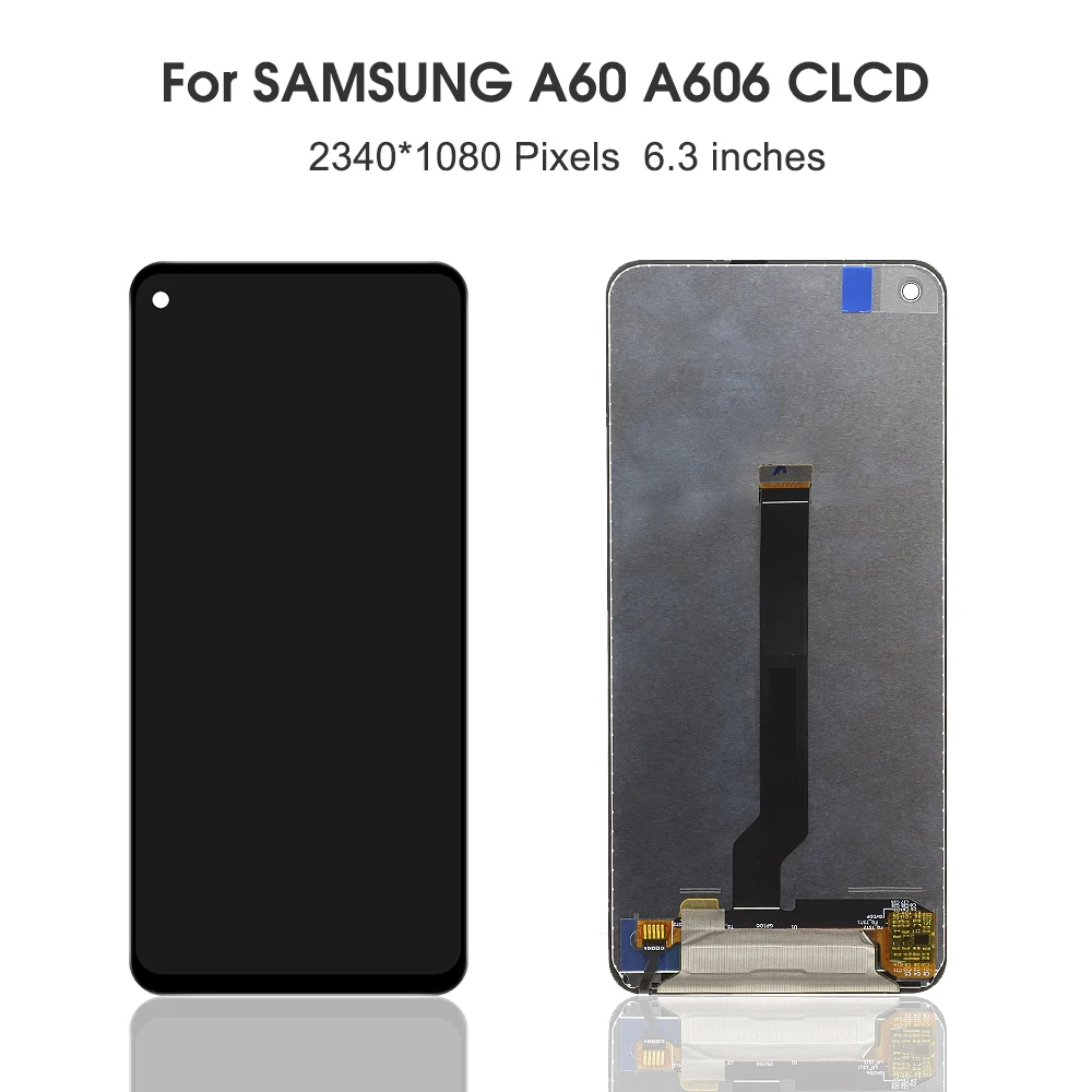 6,3 ''A60 lcd для samsung galaxy A60 A606F/DS A6060 A606FD экран дисплея кодирующий преобразователь сенсорного экрана в сборе Замена
