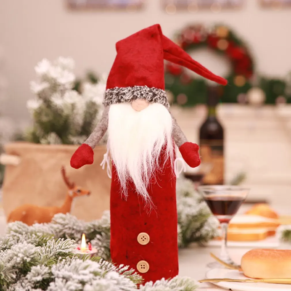 HAPPYXMAS/Haobeishu рождественские украшения без вина сумки Ресторан фестиваль Наряжаться полу-ручной полу-механические