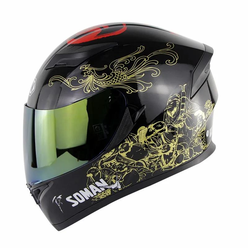 

New Style Soman960 Motorcycle Helmet Double Lens Helmet E-Bike Safety Helmet Dot ECE Standard Helmet