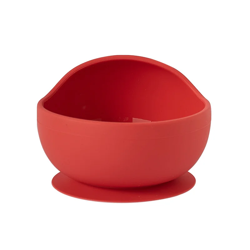 Silicone Baby Feeding Bowl Spoon Kids Tableware Baby Accessories Silicone Plate Spill-Proof Suction Children Self Feeding Dishes