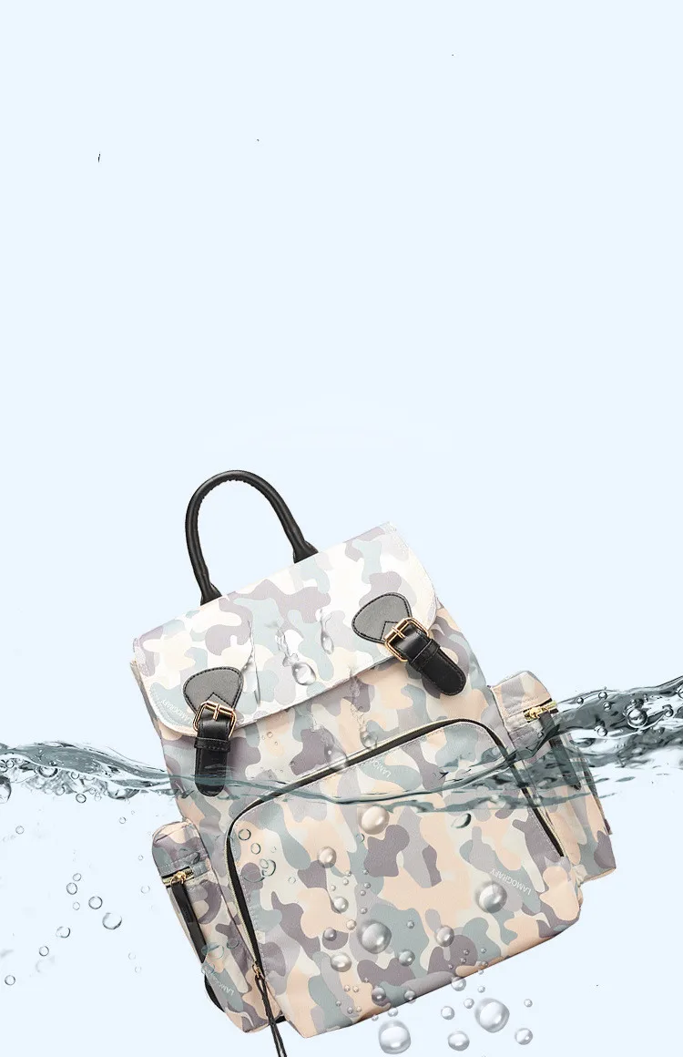 Модный камуфляжный рюкзак Mommy Bag Hasp для беременных сумка Детские сумка для подгузников детские коляски для мамы, сумка для подгузников рюкзак