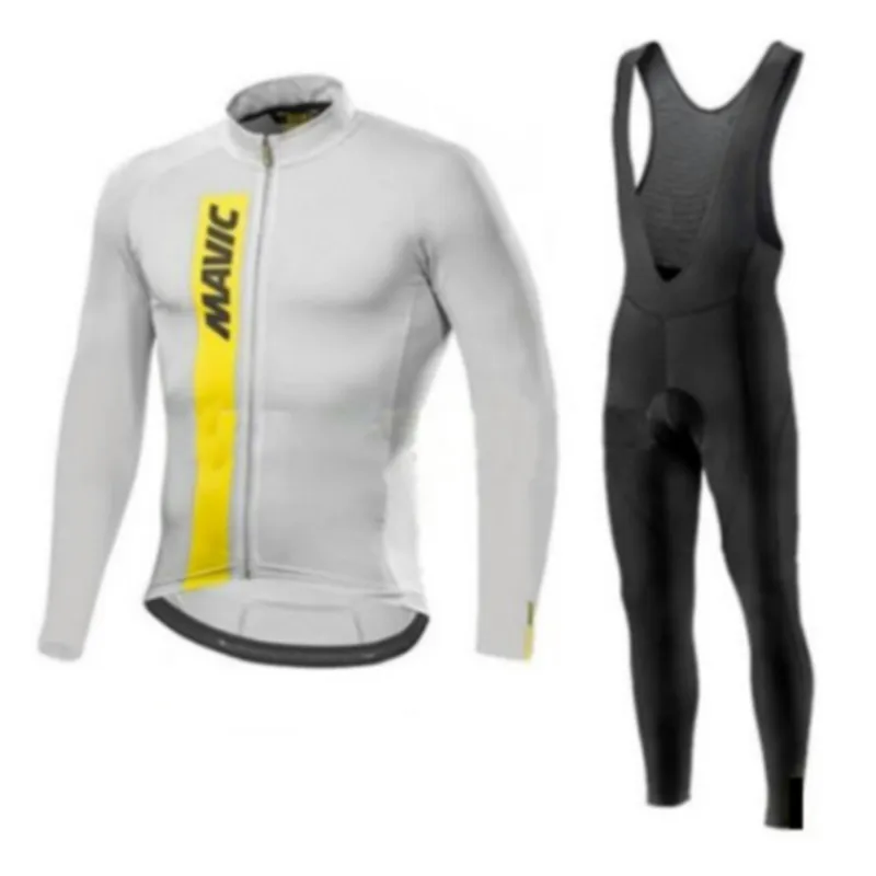 Mavic Pro Team Велоспорт Джерси быстросохнущие весна/осень мужские Длинные рукава Джерси Велоспорт комбинезон Mtb Ropa Ciclismo Hombre