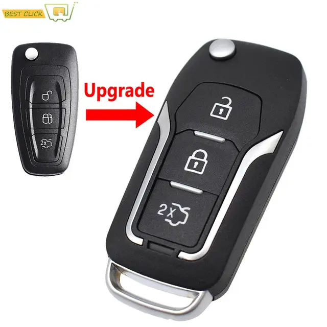 Modified Car Remote Key Case Cover For Ford Focus Fiesta Galaxy Mondeo Grand C-Max S-Max Transit Connect Tourneo Custom Ranger