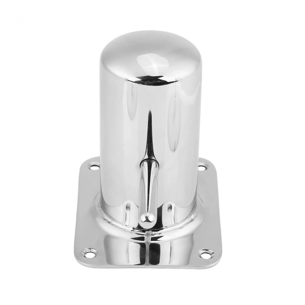 Practical Boat Cross Bollard Polished Marine Replacement Durable Mooring Bit With Base Stainless Steel For Yacht Accessories