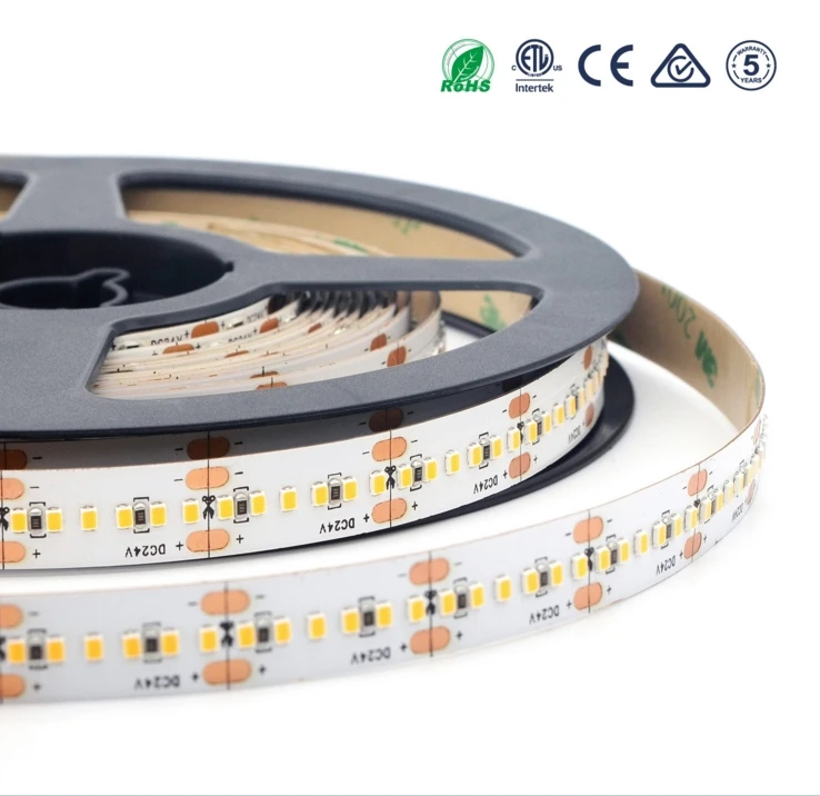 [Seven Neon] 5 м 22,5 Вт 2216 SMD Светодиодная лента DC24V Светодиодная лента 300 светодиодный/M CRI> 95 10 мм PCB Micro 2216 светодиодный гибкая лента высокой люмен