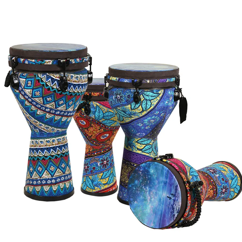 

8-Inch 10-Inch 12-Inch Beginners Children Adult Practice Tambourine Light And Easy to Carriable African Drum PVC Wood