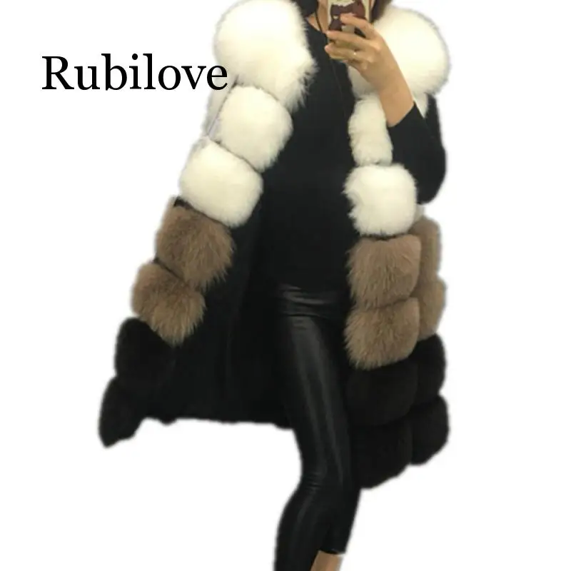 Новинка 2020 Модный зимний женский меховой жилет пальто теплые длинные жилеты s из