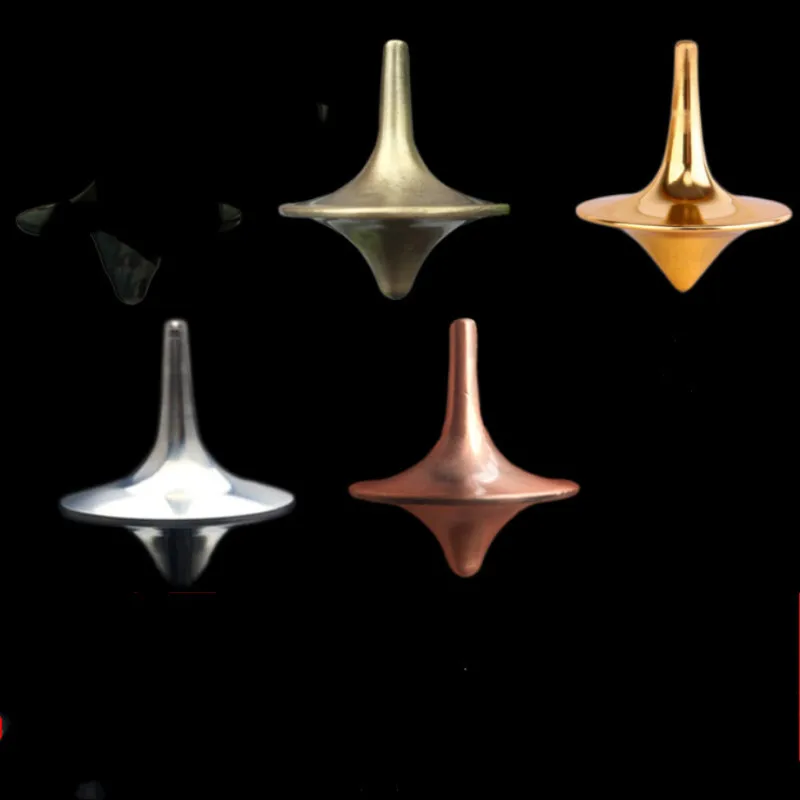 

Metal Spinning Top Toys for Children Adult Stop Stress Gyroscope Office Party Game favor Spin Top Spinner Gyro Toy 2 Color