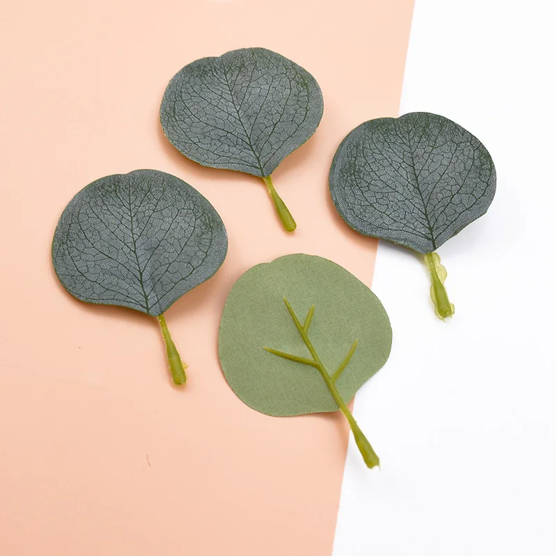 30pcs Silk leaf artificial plants scrapbooking home decor wedding bridal accessories clearance christmas Leaves diy gifts box - Цвет: 2