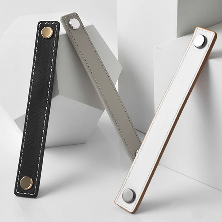 3 цвета/латунь + ручка из натуральной кожи и ручки для мебели шкафа нагрудного