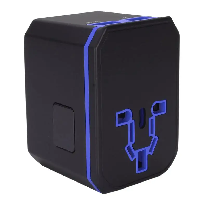 

International Power Adapter,2000W Universal Power Adapter,All in one Travel Adapter with 33W Output USB C PD/QC 3.0 Quick Chargi