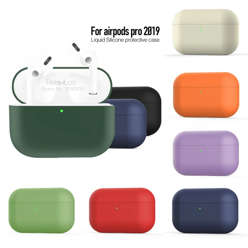 

Silicone Case For Airpods Pro Tws Bluetooth Earphone Accessories Cover on the For apple airpods 3 case shockproof coque fundas