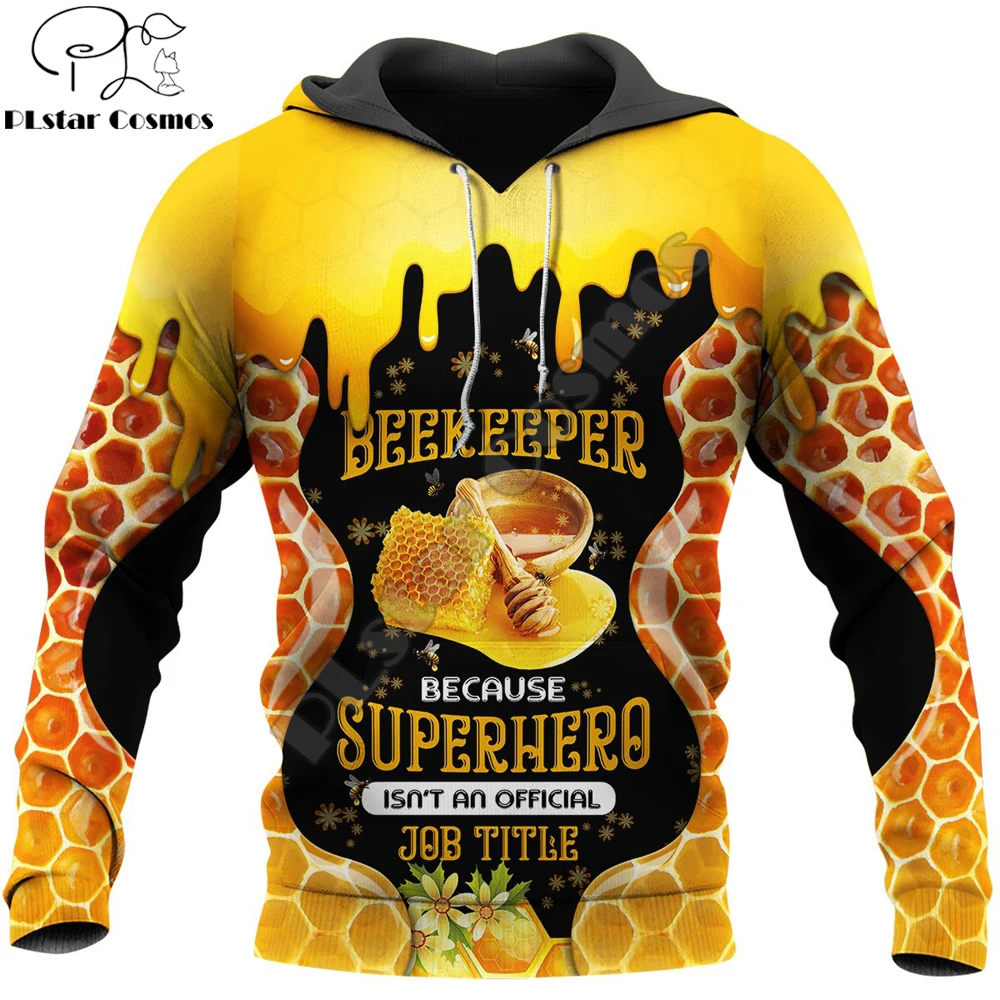 

Old Time Bee Keeper 3D Printed Men hoodies Pure Raw Honey Harajuku Fashion Hoodie Sweatshirt Unisex Casual jacket pullover MF-35