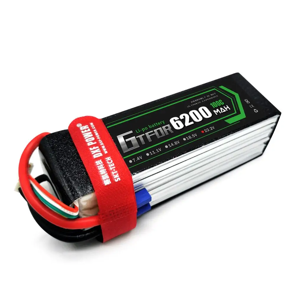 Аккумулятор для квадрокоптера GTFDR RC 22 2 в 6200 мАч 100C 200C 6S XT60 EC5 XT90 DEANS XT150 Lipo|Детали и