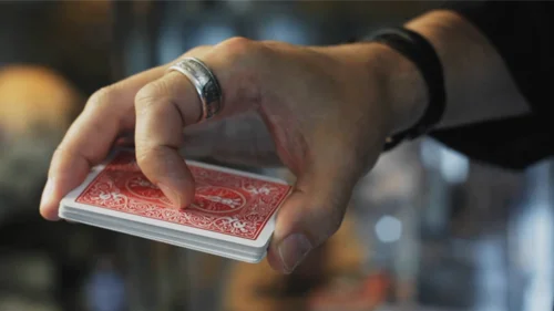 Тоньше(трюк и онлайн инструкция) от Mathieu Bich Card магический реквизит маг колоды иллюзии крупным планом магические трюки визуальный