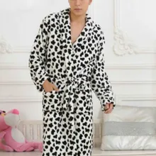 Мужской женский модный длинный халат мягкий халат, банный халат, Халат