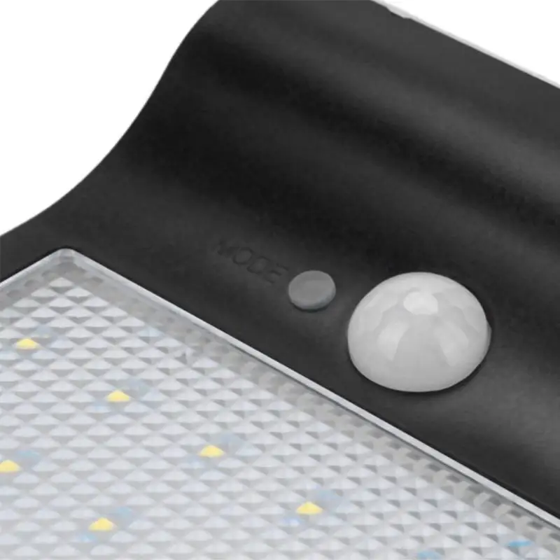 48LED Открытый Солнечный настенный светильник с полюсом IP65 водонепроницаемый датчик движения лампа