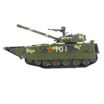 

1:50 Alloy Pull Back Tank Model High Simulation Amphibious Assault Vehicle Music Flash Children's Toys