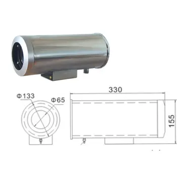CCTV 카메라 하우징 방폭 카메라 하우징 파손 방지 상자, CCTV 공기 냉각/고온 저항 PG9