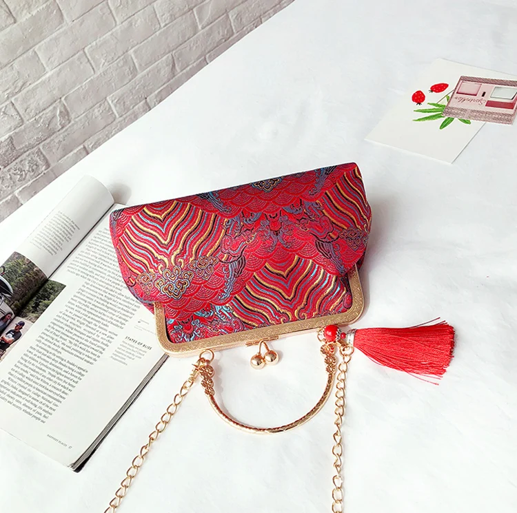 classic chic lady women's handbags purses chain shoulder crossbody bag women  (7)