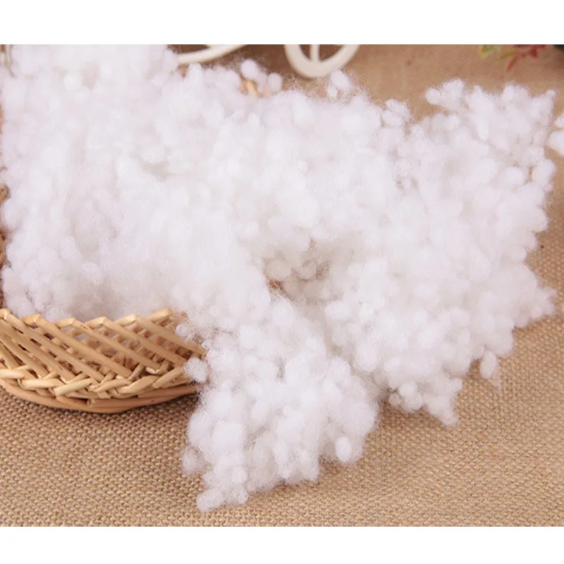 100g/Lot Doll Stuffed Toys Polyester Stuffing High Elastic PP Pearl Cotton DIY Handmade Pillow Filling Material