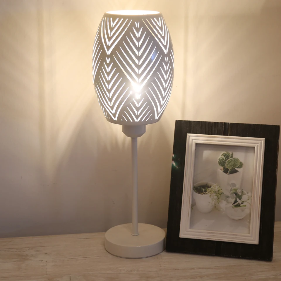 Светодиодные настольные лампы E27 On/off для спальни декоративная прикроватная