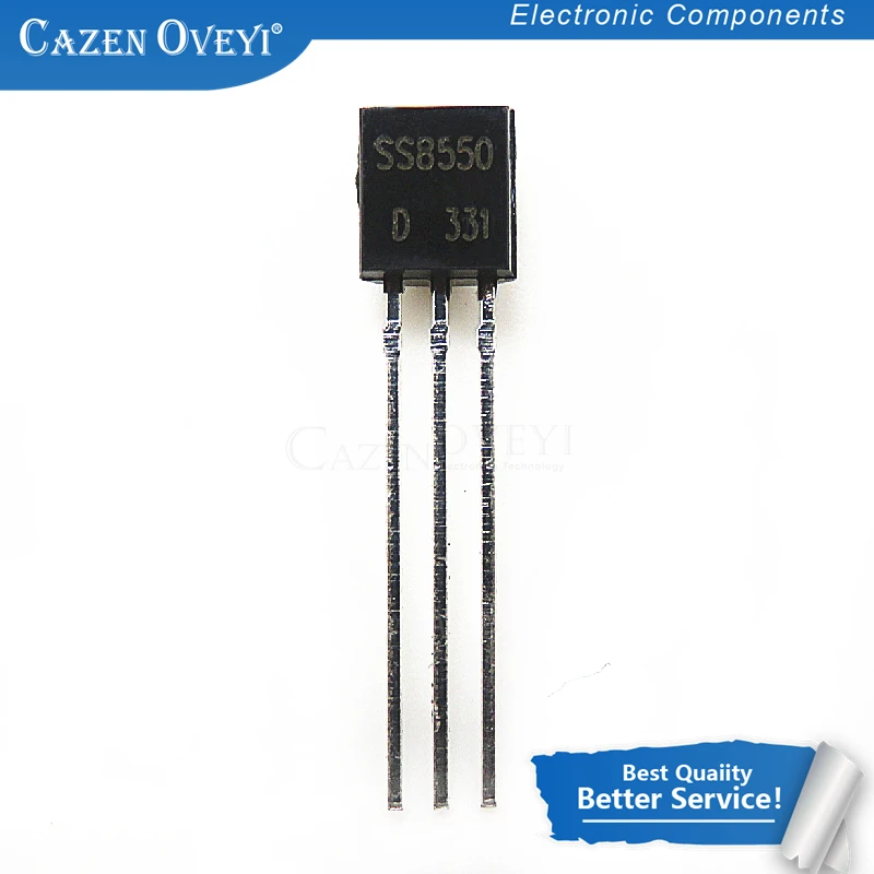 100pcs/lot S8550 TO92 S8550D TO-92 8550 TRANSISTOR (PNP) 0.5A 40V and In Stock | Электронные компоненты и