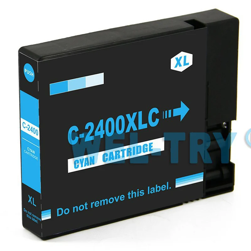 PGI-2400 PGI2400 XL чернильный картридж для принтера Canon MAXIFY IB4040 iB4140 MB5040 MB5140 MB5340 MB5440, Полный Пигментные чернила с чипом