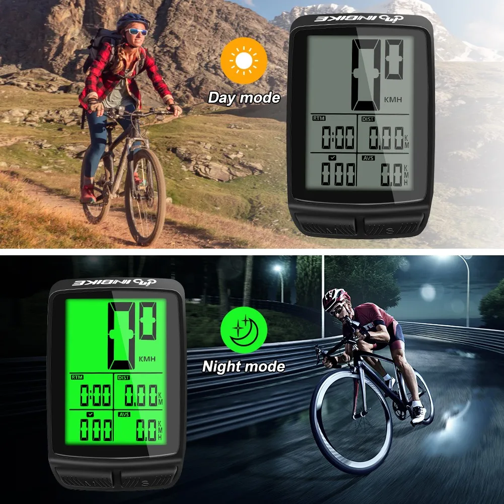 Bicycle Kilometer Computer Counter Cycling Bike Speedometer Odometer 