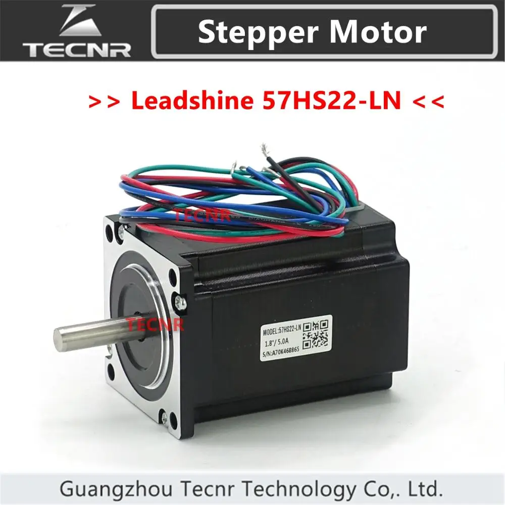 Leadshine 2 Фаза Шаговые двигатели 57HS22-LN NEMA23 с 2.2Nm крутящий момент 5A вал длина 30 мм