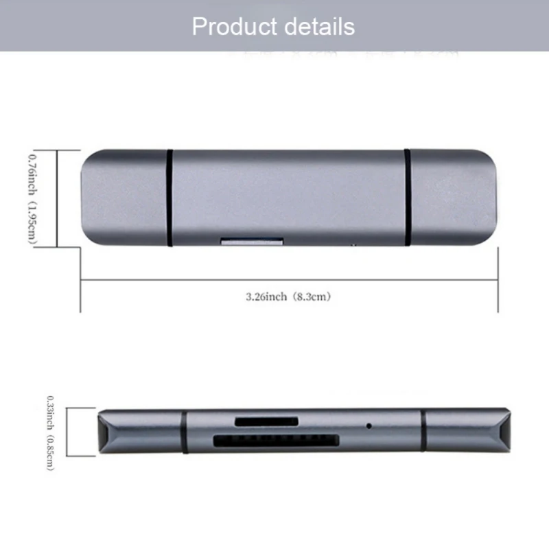 4в1 кардридер USB 3,0 тип-c SD/Micro SD TF смарт-карта памяти адаптер для ноутбука USB 3,0 тип-c кардридер SD кардридер