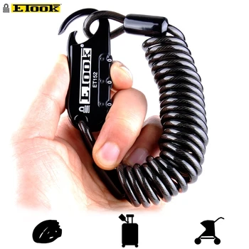 

Etook Cable lock Mountain Road Bike Lock Password Lock Helmet lock easy to carry Mini fashion Bicycle Accessories 1.5m