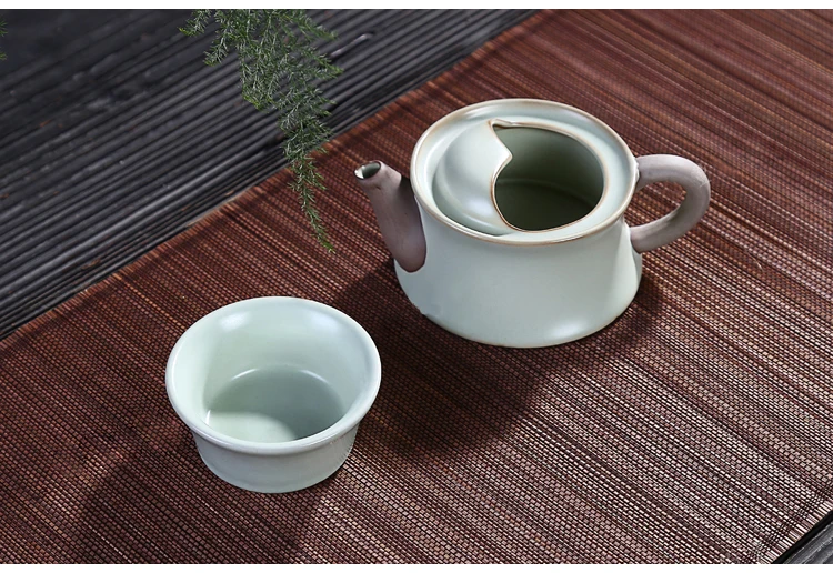 Китайский чайный набор кунг-фу керамический портативный чайник набор путешествия гайванские чашки для чая церемония чайная чашка прекрасный подарок