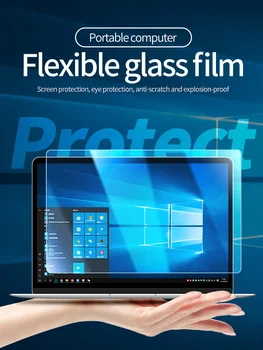 

KPAN HD Flexible Glass Film Laptop Screen Protector 12 13 14 15 17 Inch For 16:9 hp pavilion x360 acer nitro 5 Dell lenovo y540
